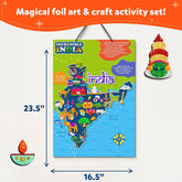 Skillmatics Foil Fun - Incredible India DIY Creative & Educational Activity Kit for Ages 4+
